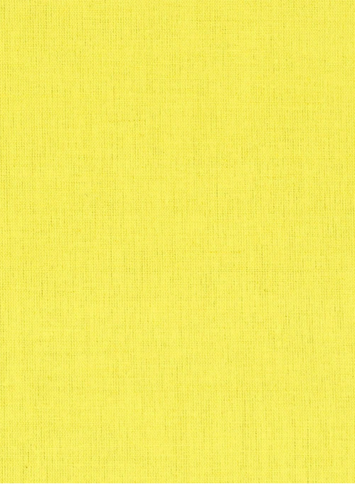 men's yellow linen suit