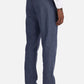1PA1 Men's Cotton Linen Zipper Fly Pants Slim Fit Casual Trousers