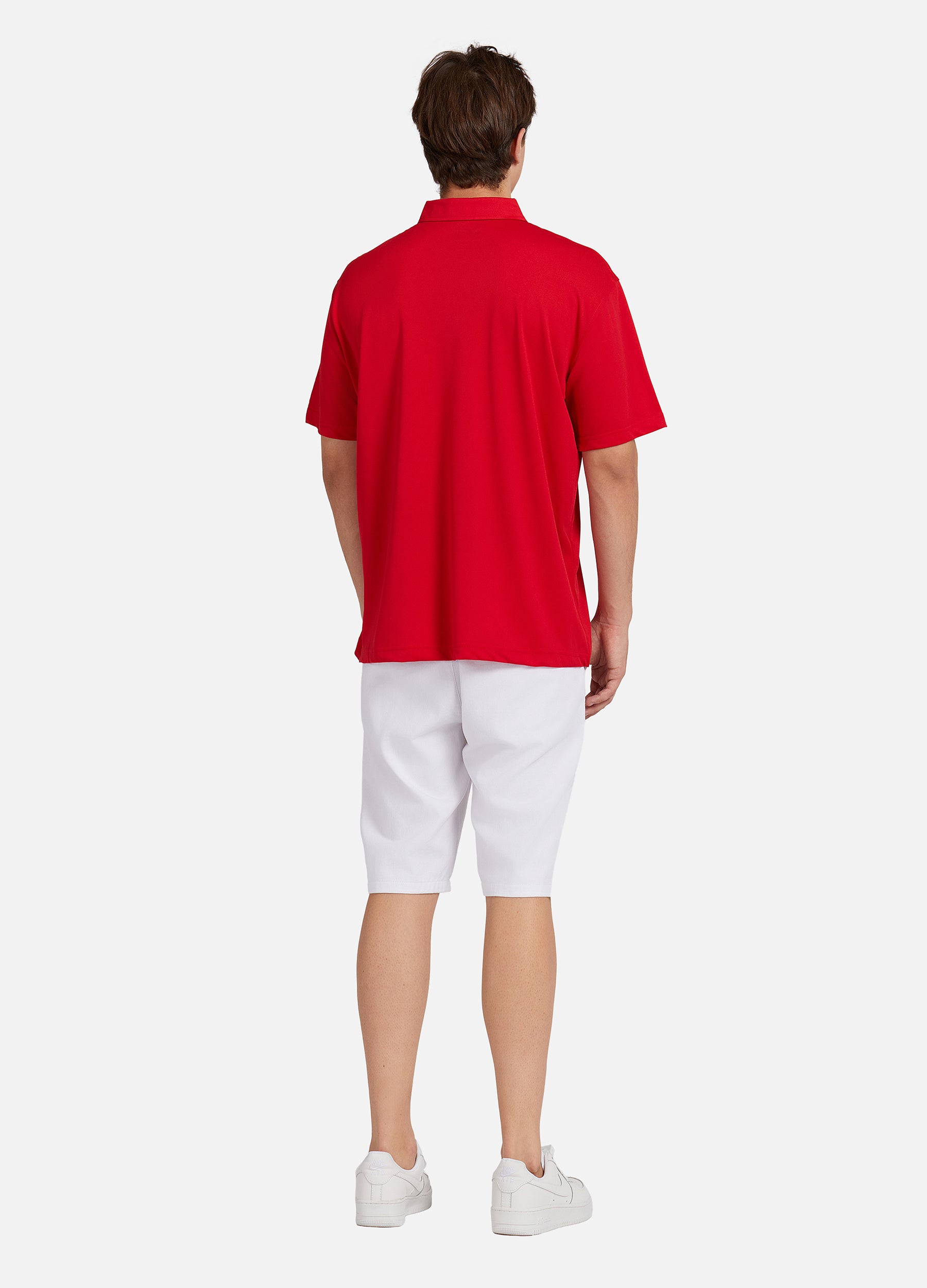 1PA1 Men's Short Sleeve Polo Shirts Moisture Wicking Quick Dry Golf Shirts