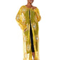 MECALA Women's Sequin Caftan Maxi Mesh Sheer Swim Cover-Up Kimono Cardigan