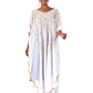 MECALA Women's Plus Size Kaftan with Sequin Maxi Pullover