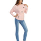FINEPEEK Women's Fall/Winter Round Neck Batwing Sleeve Pullover Sweater (Clearance)