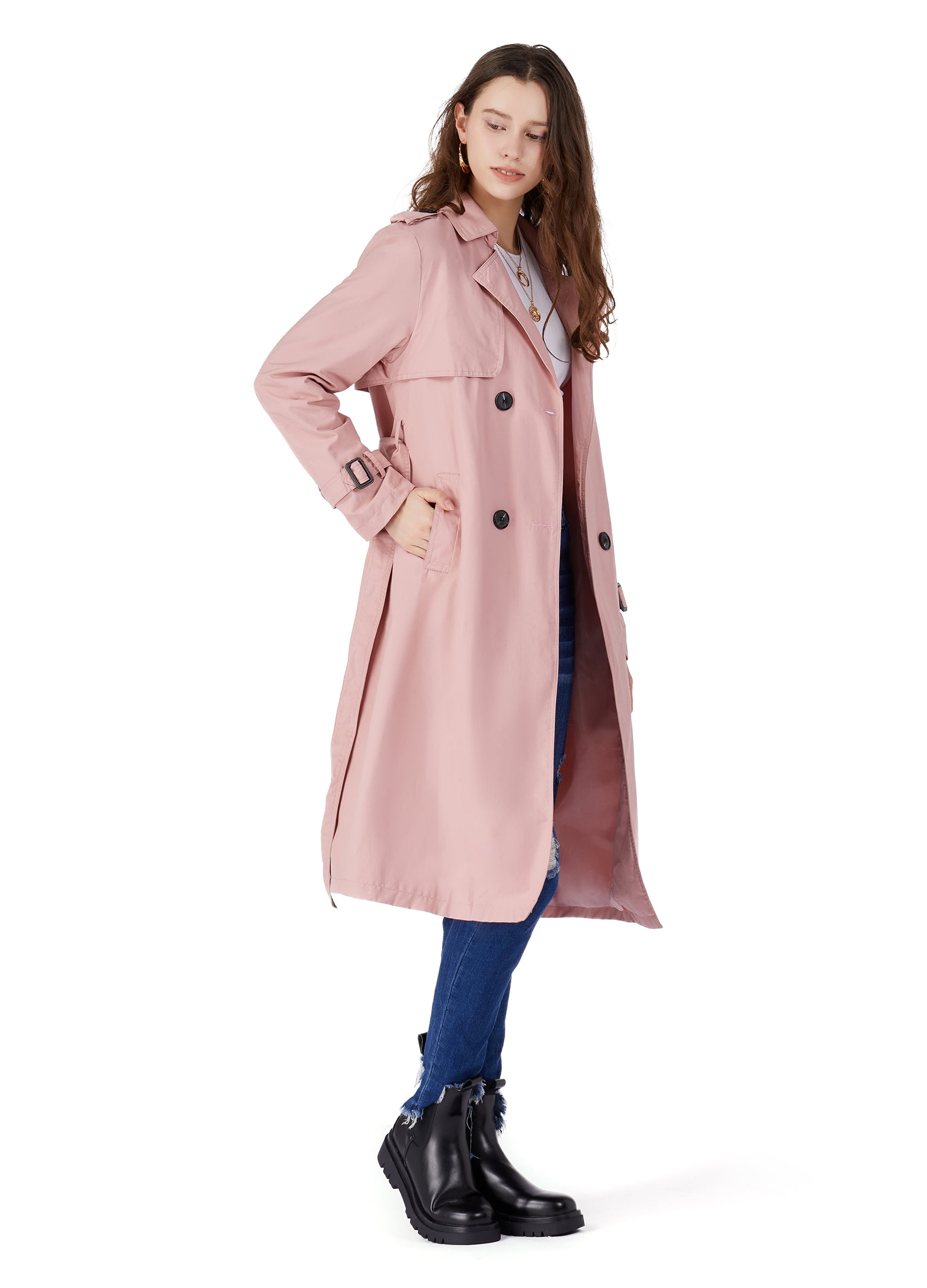 Double-Breasted Trench Coat