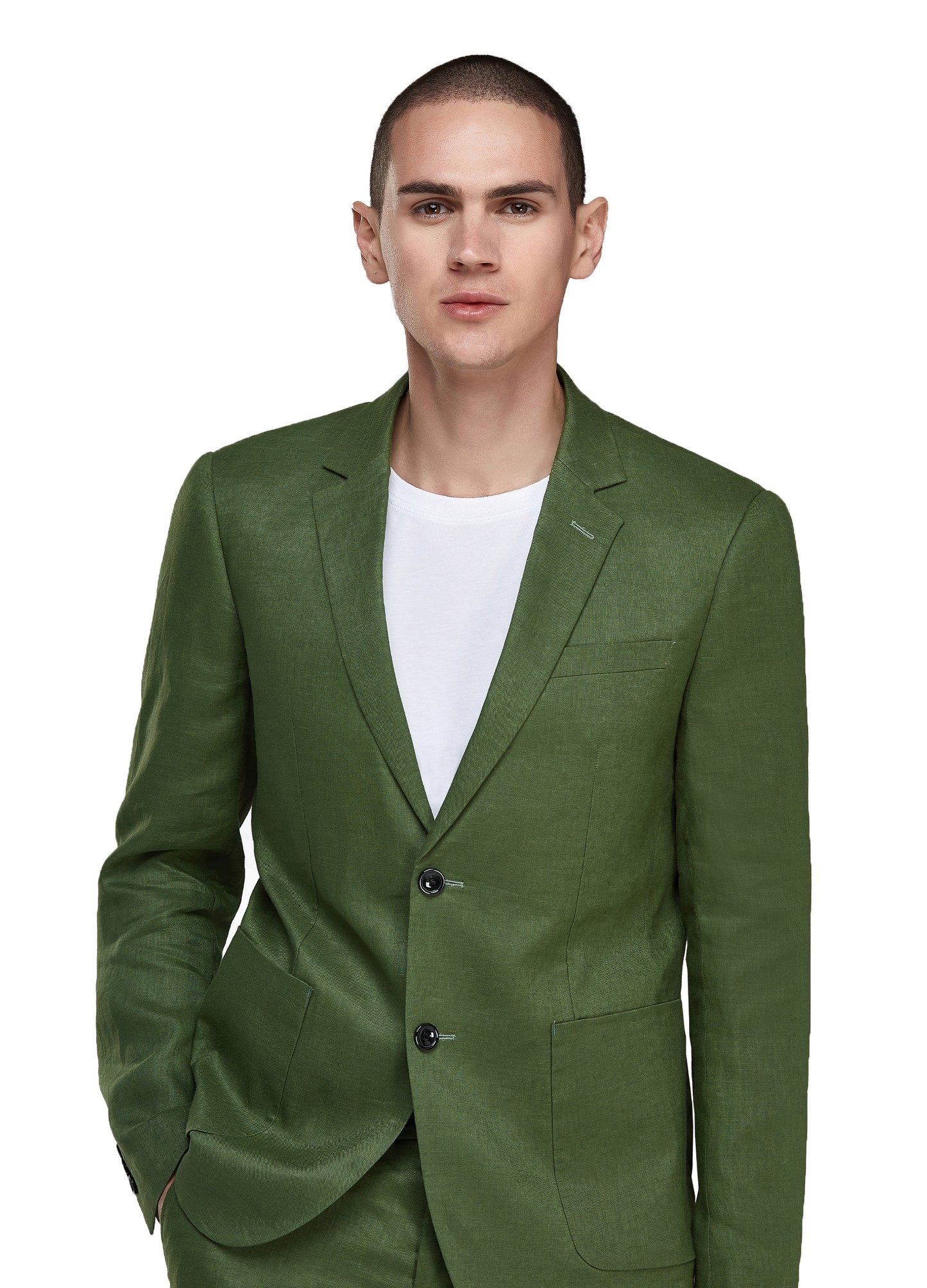 【Special Sale】1PA1 Men's 100% Linen Slim Fit Suit Jacket