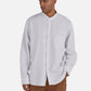 1PA1 Men's 100% Linen Henley Dress Shirts Button Down Plain Casual Shirts