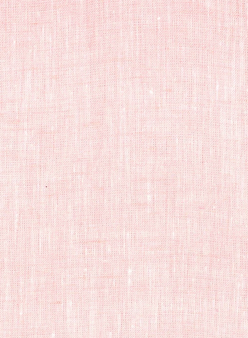 Men's pink linen suit materials
