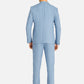 Denim blue Men Linen Suit