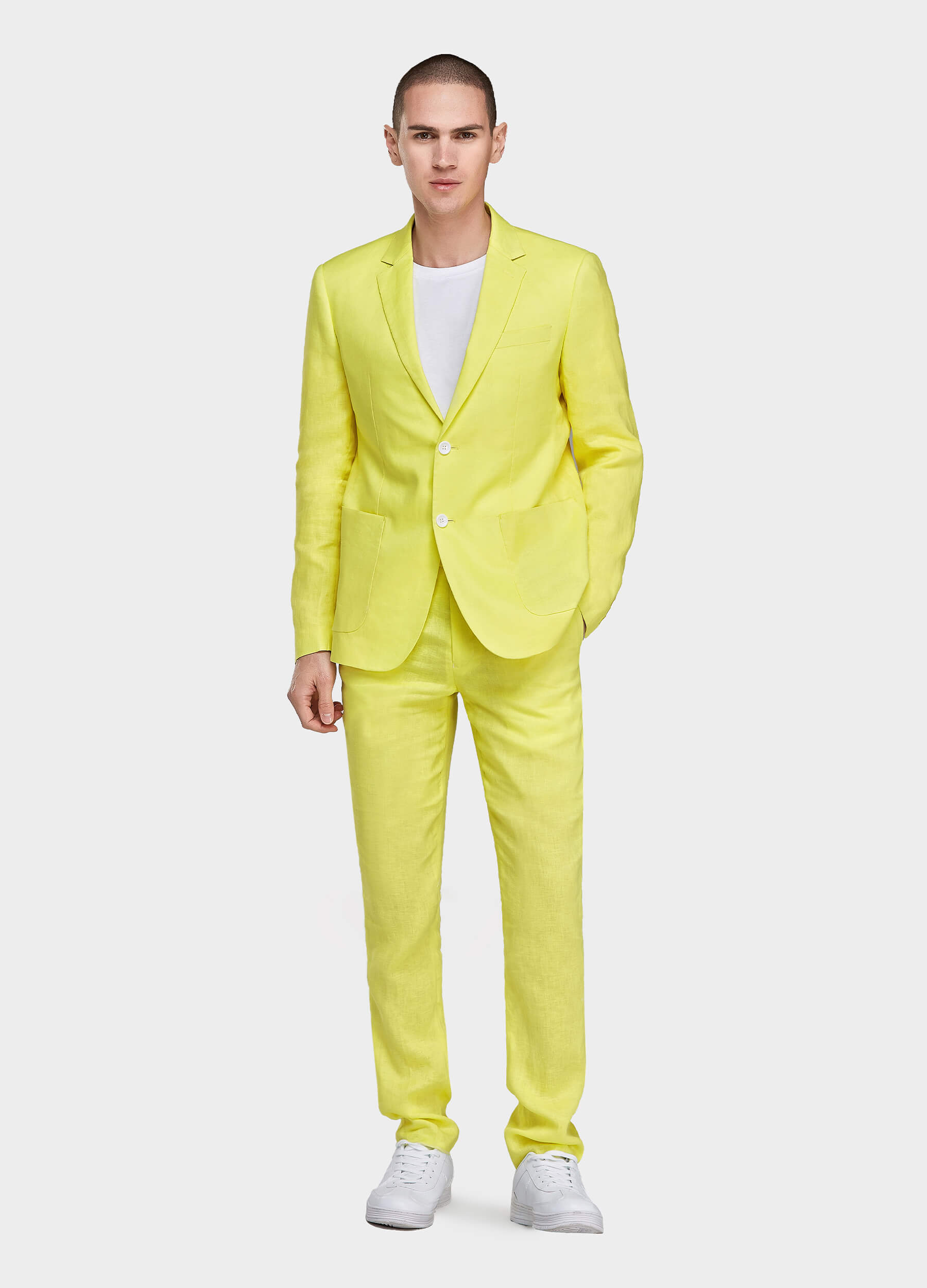 Skinny Neon Double Breasted Suit Jacket | boohoo