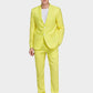 yellow linen suit for men
