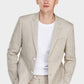 Khaki Men Linen Suit