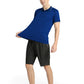 4POSE Men's Dark Blue Summer Sportswear Stretch Short Sleeve Polo Shirt