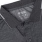4POSE Men's Grey Summer Sportswear Stretch Short Sleeve Polo Shirt
