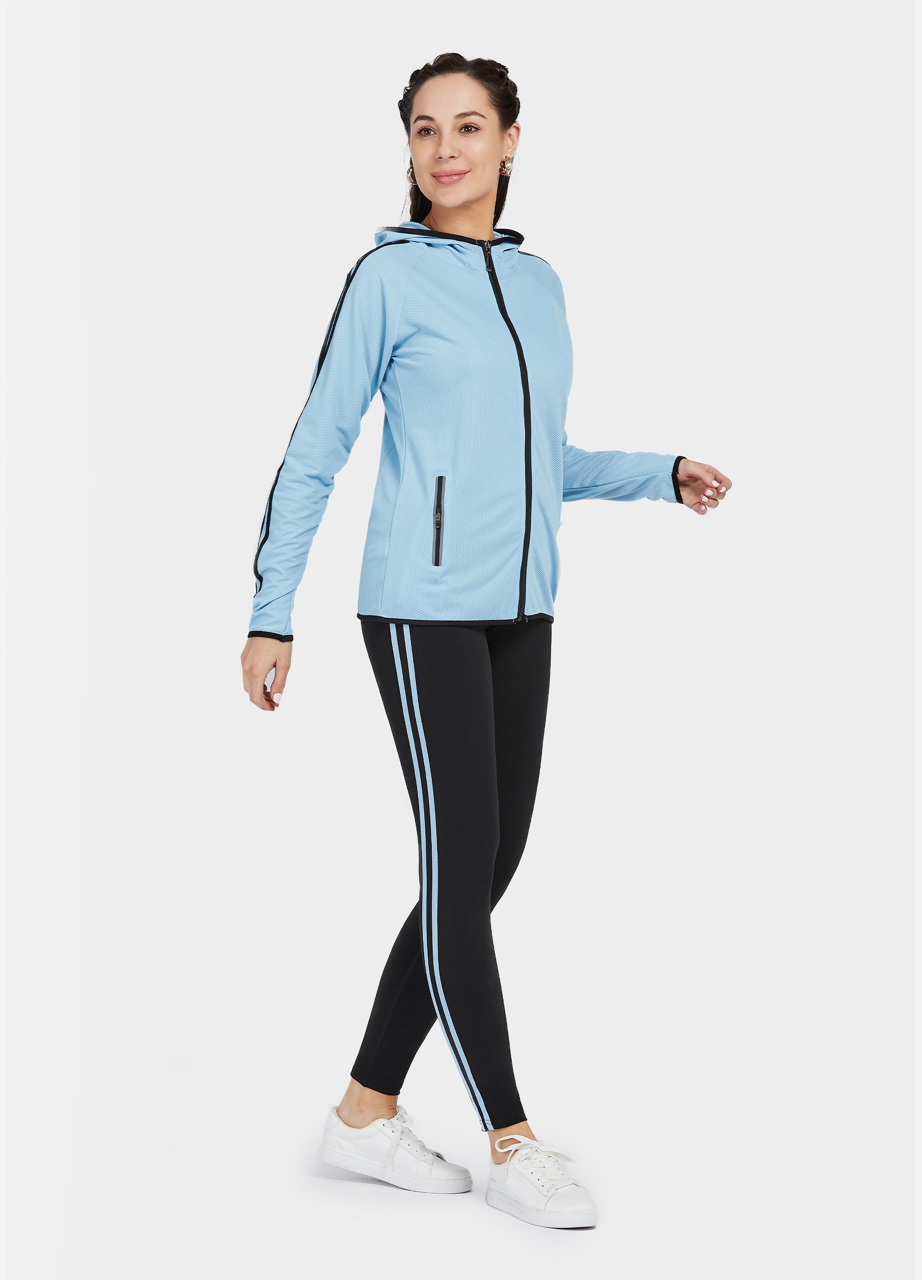 hoodies with zippers for women's