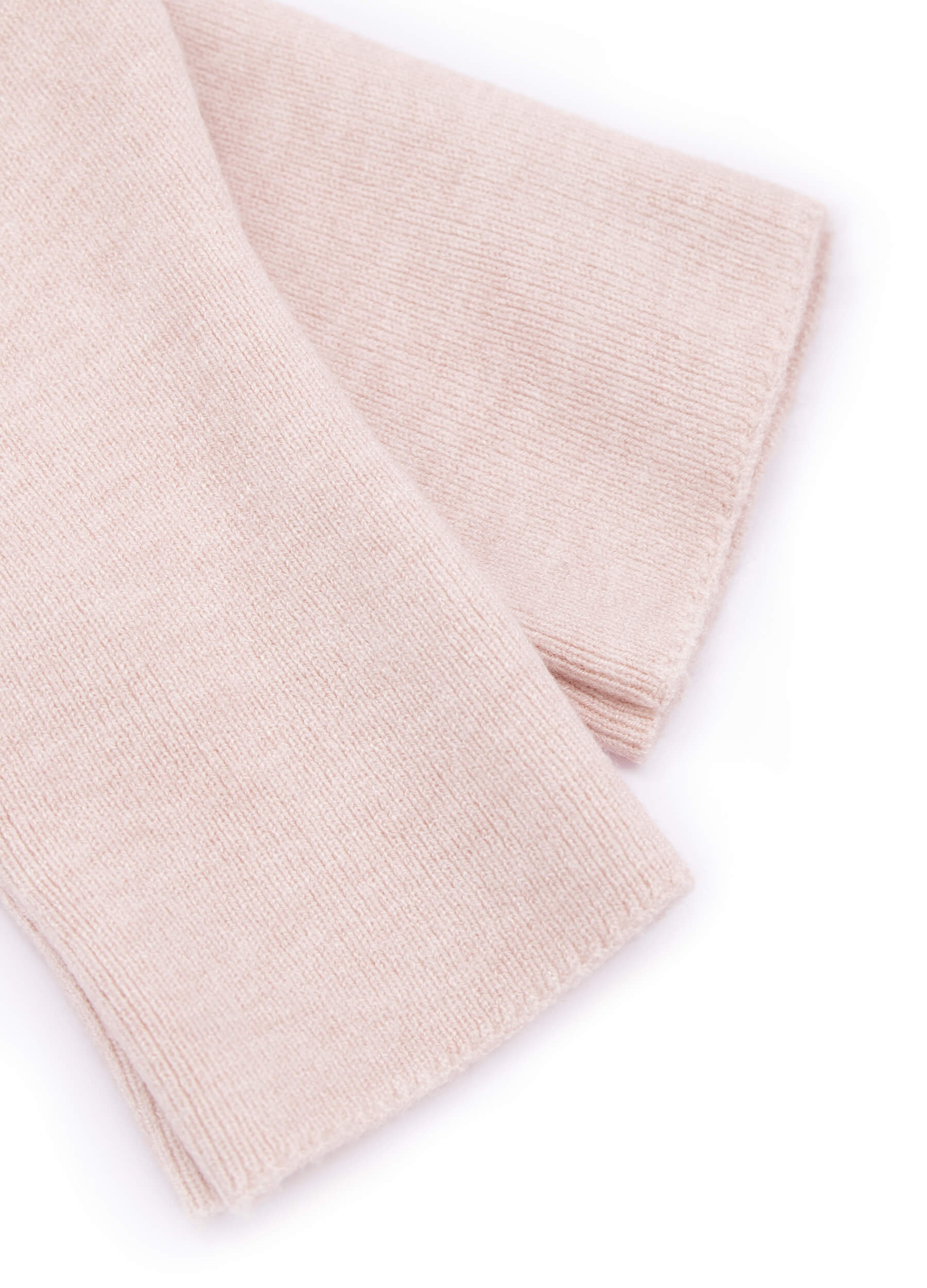 FINEPEEK Women's Fall Round Neck Drop Shoulder Long Sleeve Pullover Sweater-Pink
