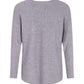FINEPEEK Women's Spring Round Neck Long Sleeve Cat Graphic Print Sweater-Grey