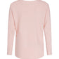 FINEPEEK Women's Spring Round Neck Long Sleeve Cat Graphic Print Sweater-Pink