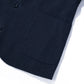 1PA1 Men's Linen Navy Blue Jacket Trousers 2-Pieces Suit Set
