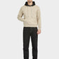 Finepeek Men's Color Block Fleece Hoodie Sweatshirt