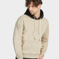 Finepeek Men's Color Block Fleece Hoodie Sweatshirt