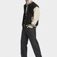 Finepeek Unisex Detachable Hooded Baseball Jacket
