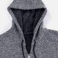 1PA1 Men's Zip Up Fleece Hooded Jacket Casual Hoodie Sweatshirt Coat