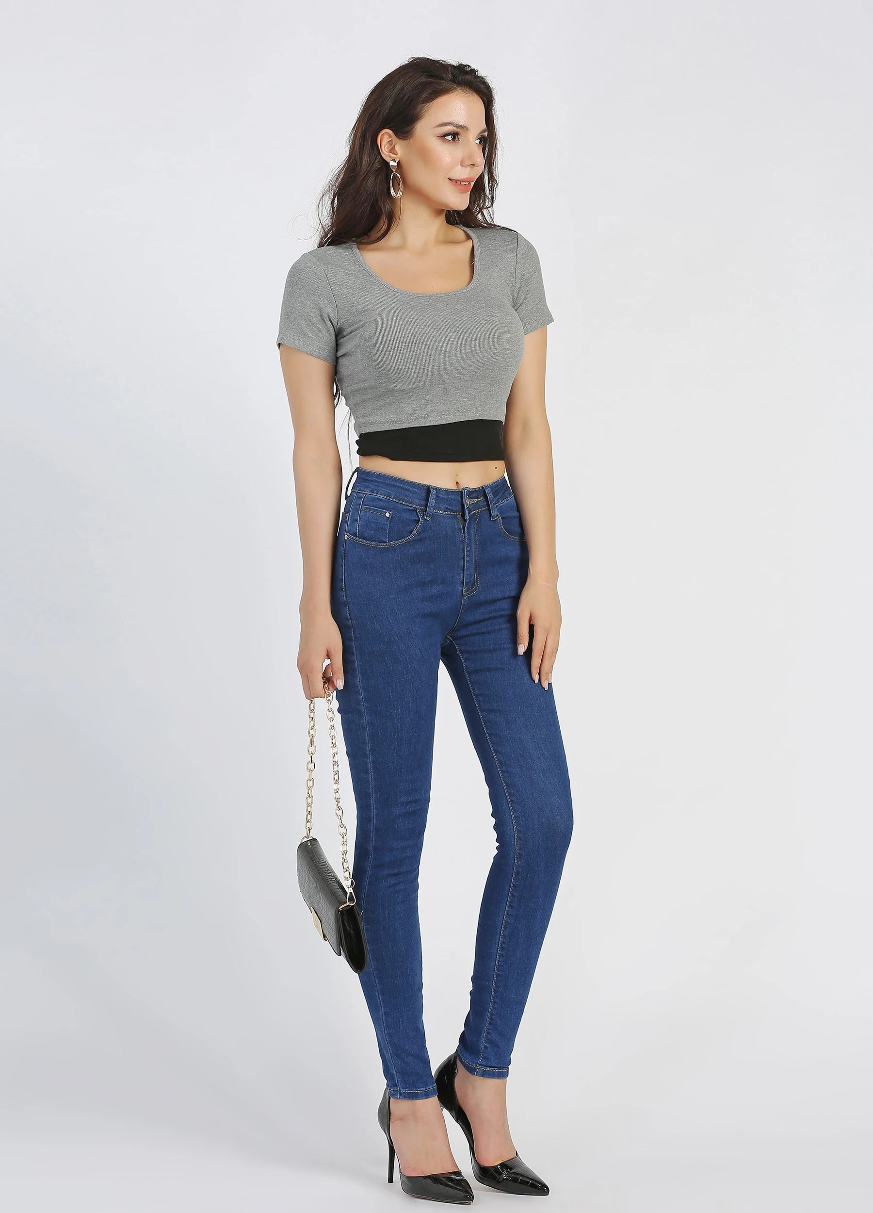 high stretch jeans