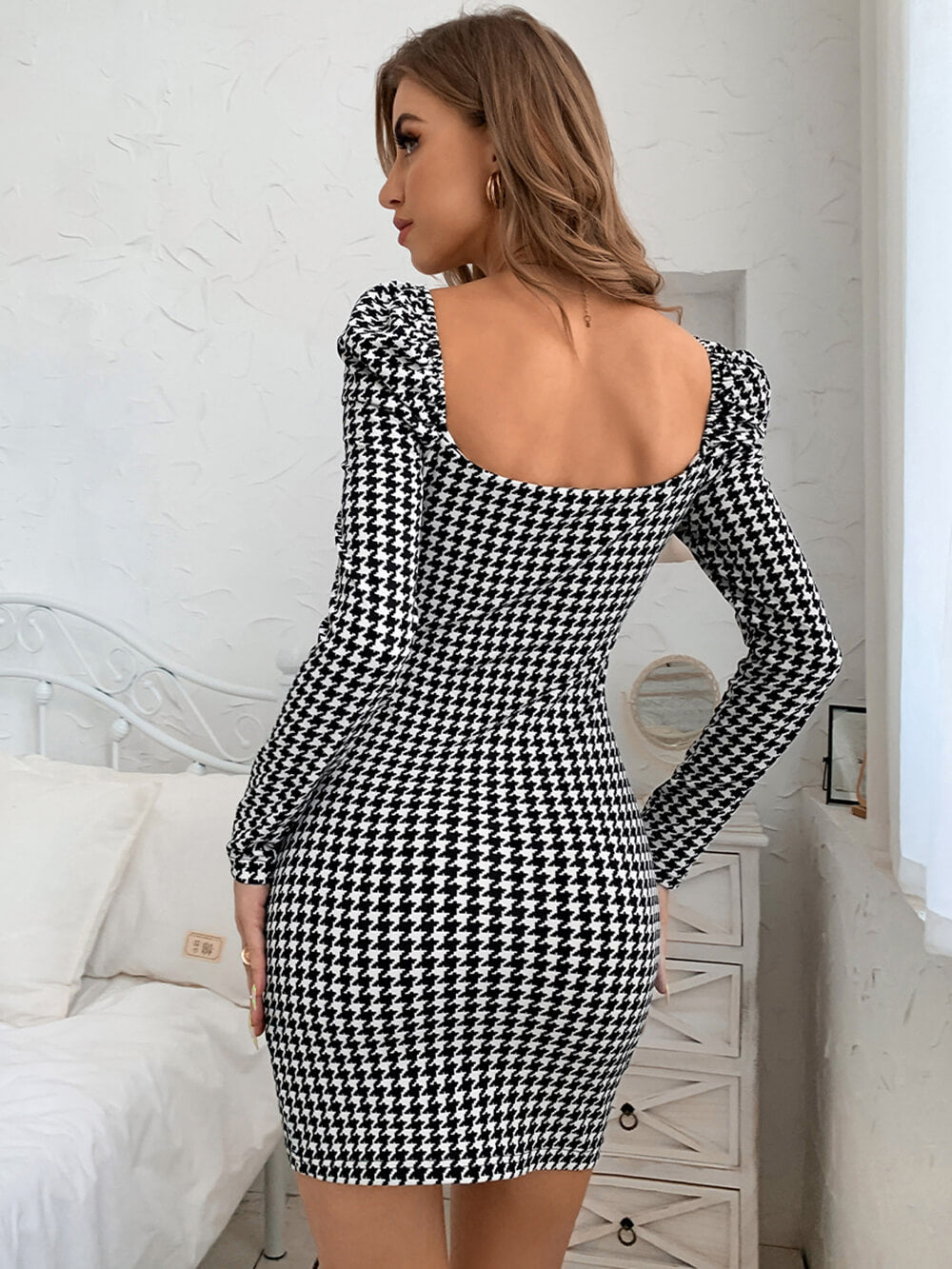 Houndstooth Dress