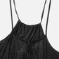 MECALA Women's Solid Tie Front Top