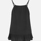MECALA Women's Solid Tie Front Top