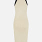 MECALA Women's Fall Knit Bodycorn Dress Sleeveless Elegant Dinner Cocktail Dress