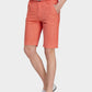 Men's Casual Solid Zipper Fly Button Walk Shorts with Slant Pockets-Candy pink