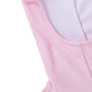 muslim swimming suits/islamic swimming suits/4POSE Women's Floral Print Modest Muslim Full Coverage Hijab Swimsuit-Pink neckline
